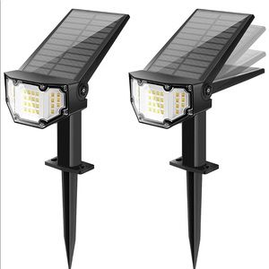 2 Pack Outdoor Solar Lights